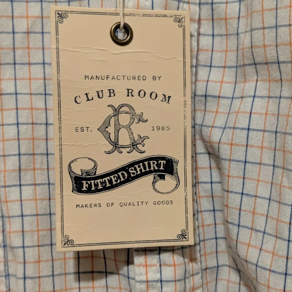 Club Room button up men's shirt NWT - Picture 6 of 7